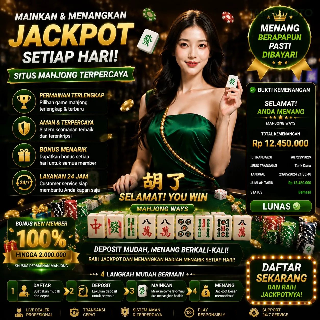 Ikon aplikasi jakseltoto resmi